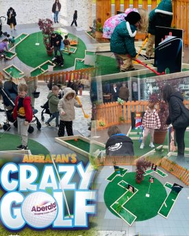 Half-term Crazy Golf was a hole-in-one success!