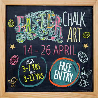 Easter Chalk Art