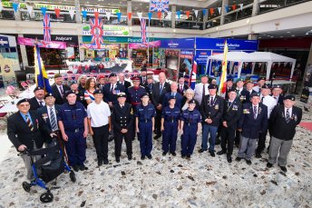 Poignant 80th Anniversary VJ Day Commemoration at Aberafan Shopping Centre