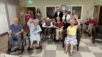 Llys Y Seren Care Home Visit